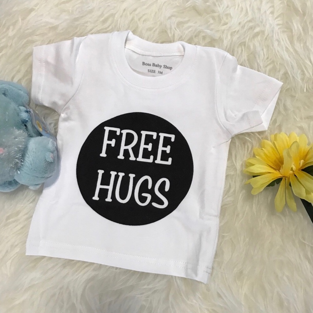 Free Hugs baby shirt